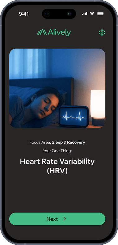 Alively app - My One Thing