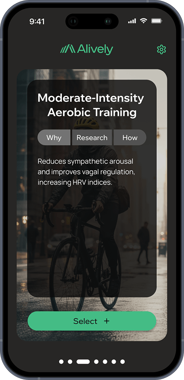 Alively app - Aerobic Training solution