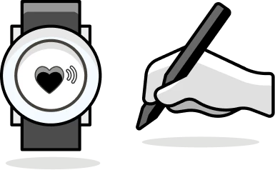 Wearable data and intake questions